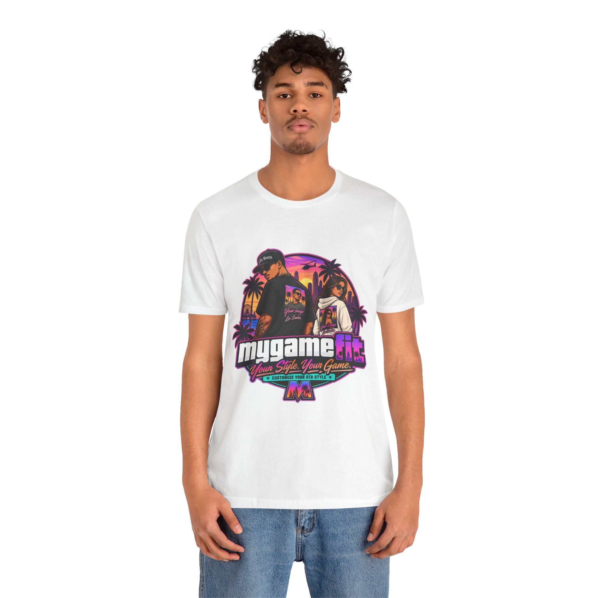 Personalized Logo T-Shirt — Retro Arcade Graphic Tee