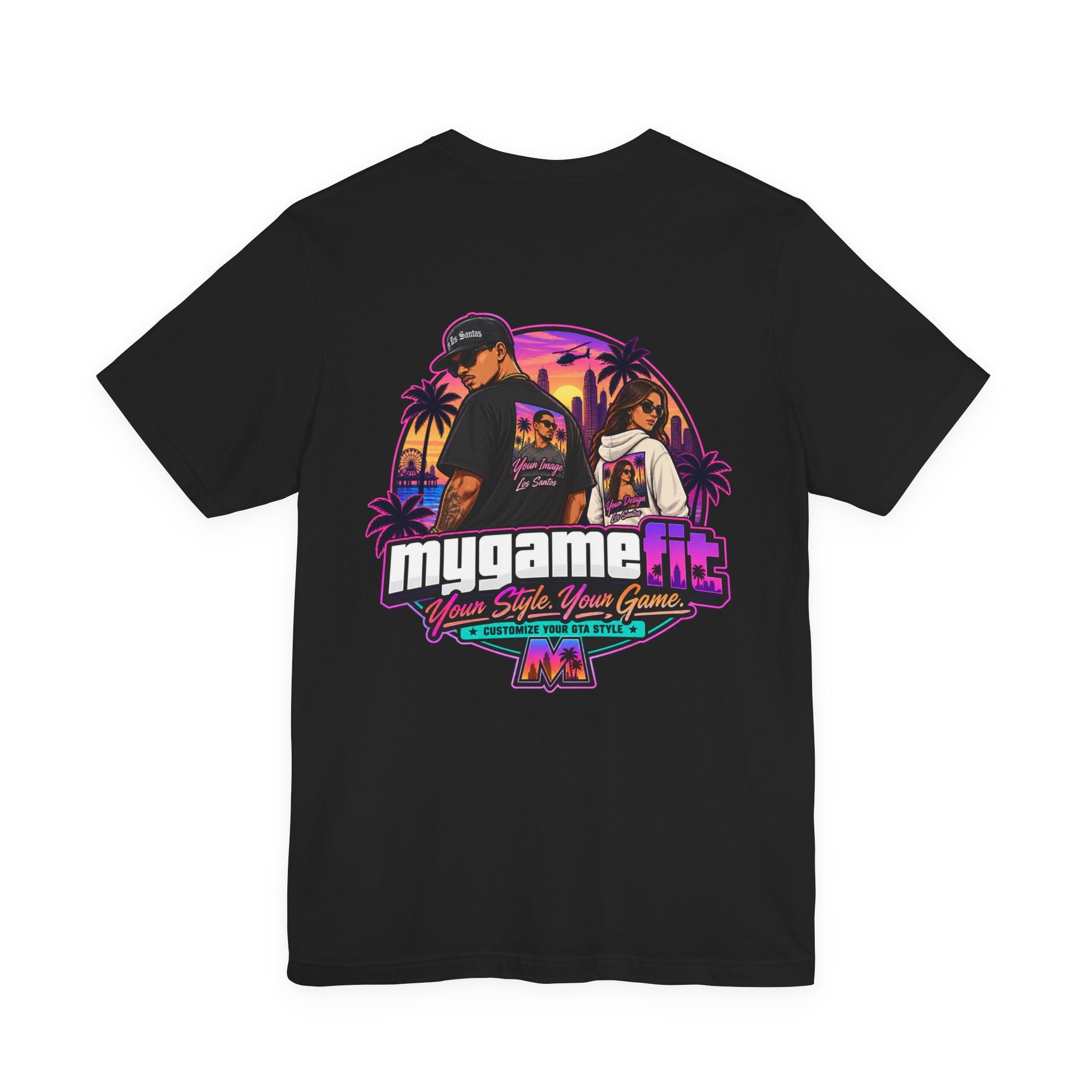 Personalized Logo T-Shirt — Retro Arcade Graphic Tee
