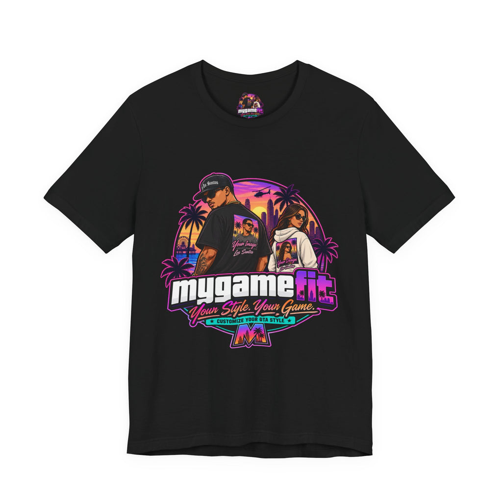 Personalized Logo T-Shirt — Retro Arcade Graphic Tee