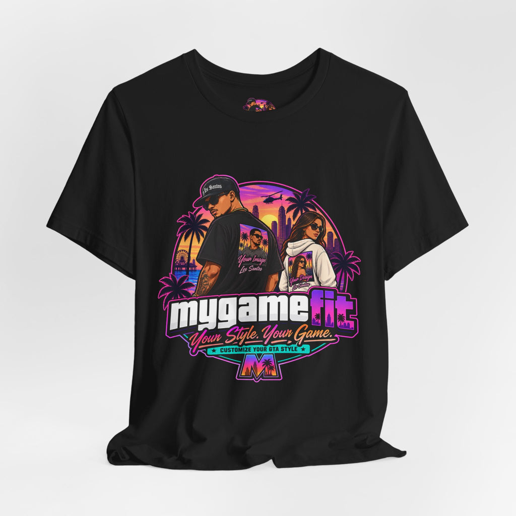 Personalized Logo T-Shirt — Retro Arcade Graphic Tee