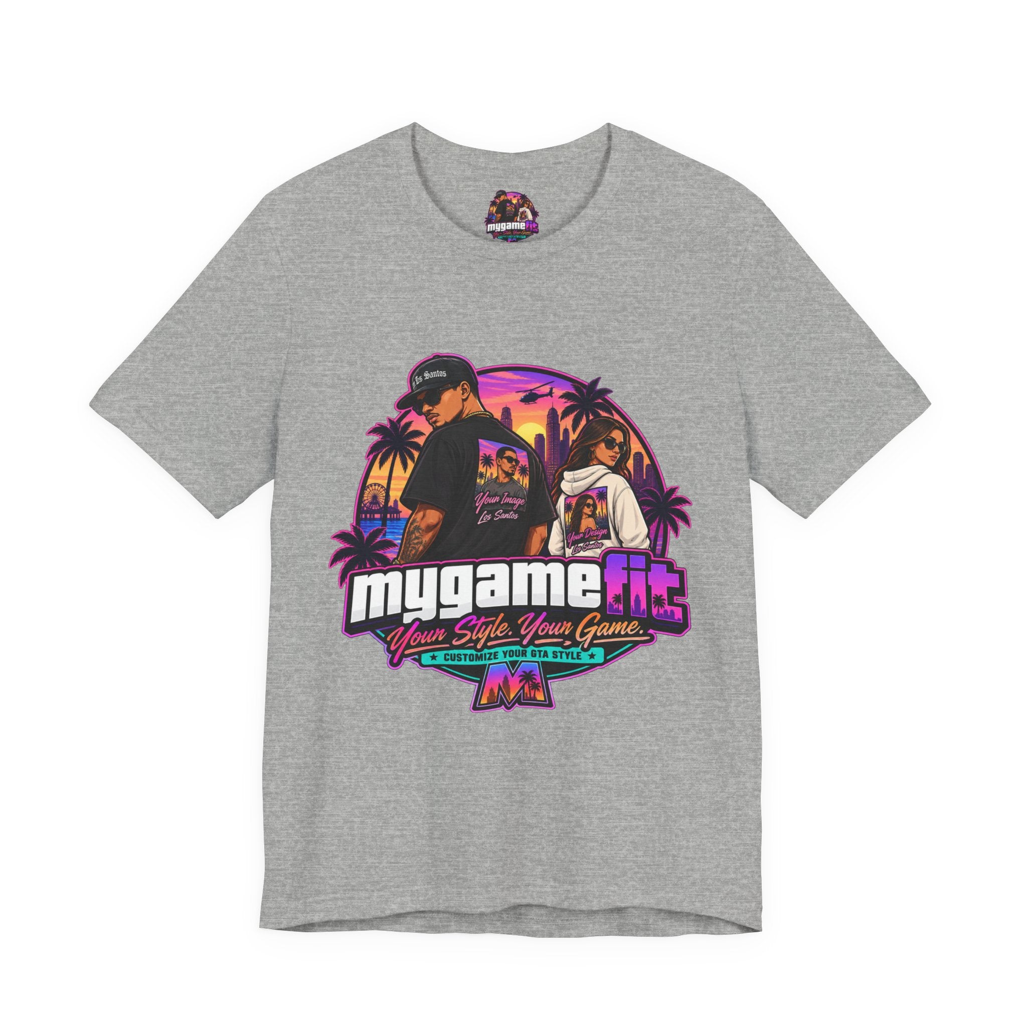 Personalized Logo T-Shirt — Retro Arcade Graphic Tee