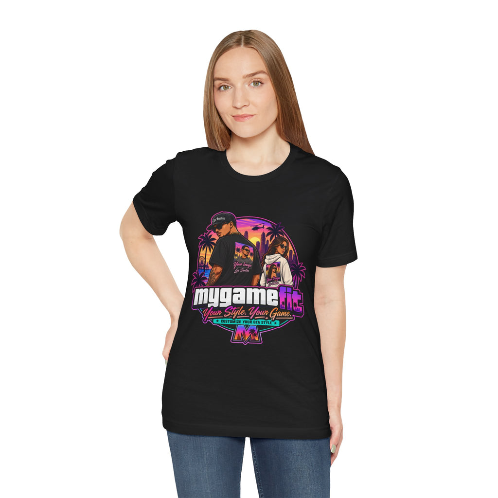 Personalized Logo T-Shirt — Retro Arcade Graphic Tee