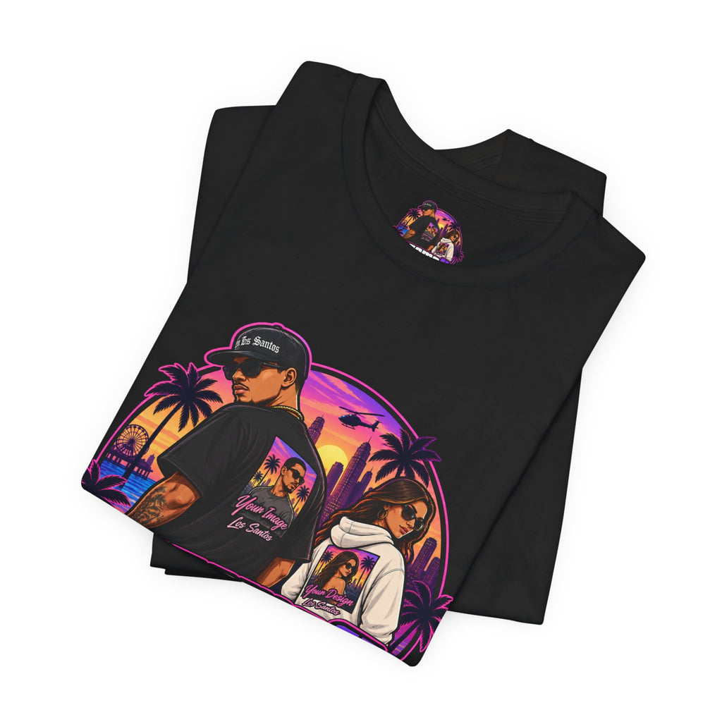 Personalized Logo T-Shirt — Retro Arcade Graphic Tee