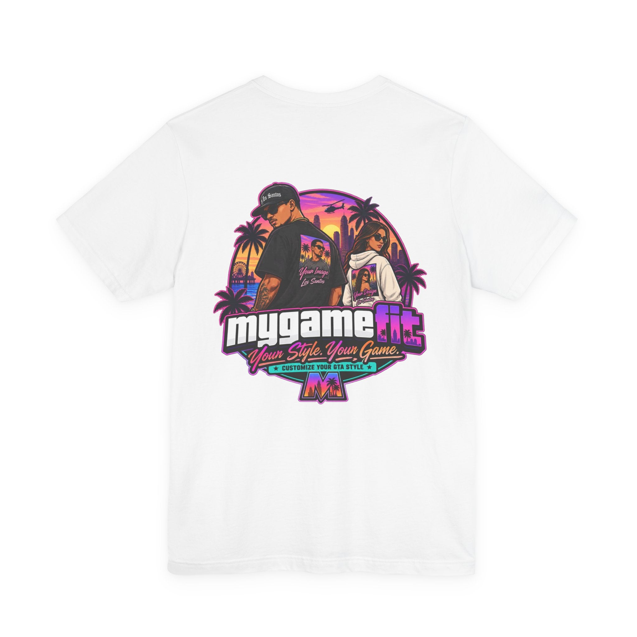 Personalized Logo T-Shirt — Retro Arcade Graphic Tee