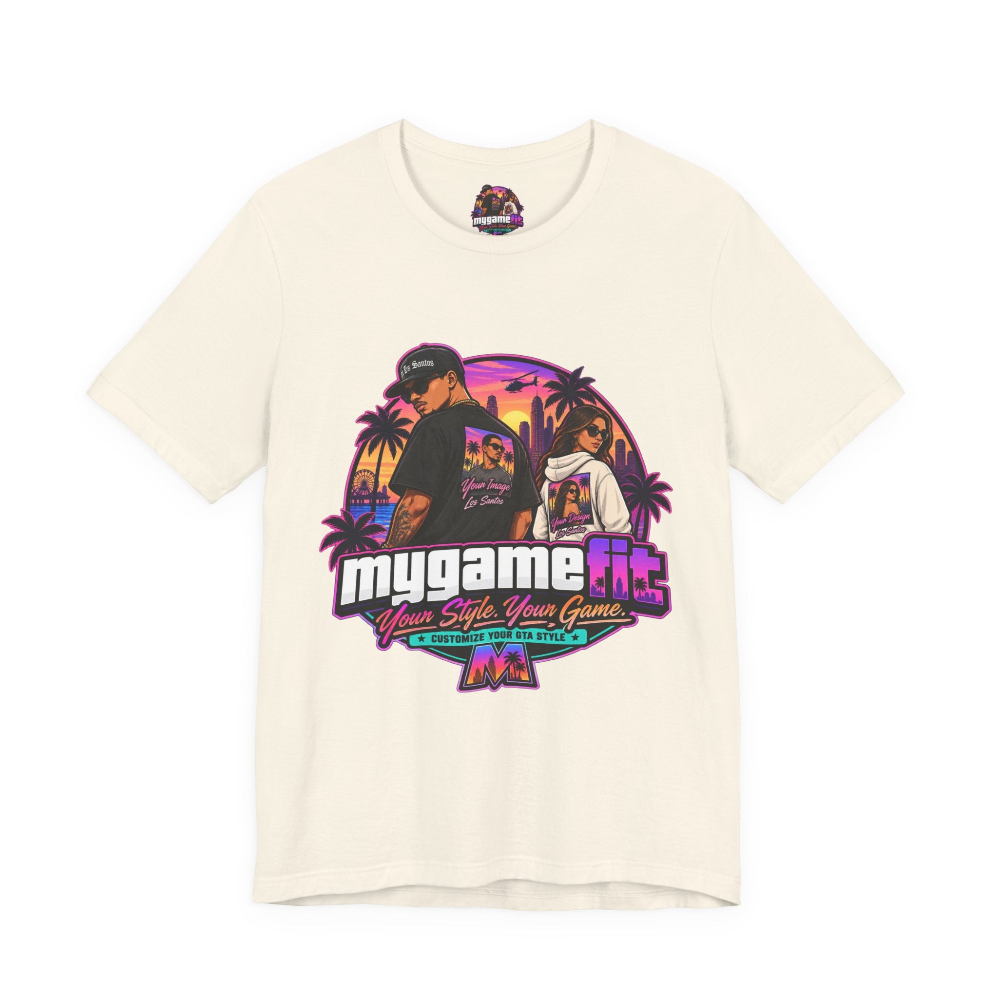 Personalized Logo T-Shirt — Retro Arcade Graphic Tee
