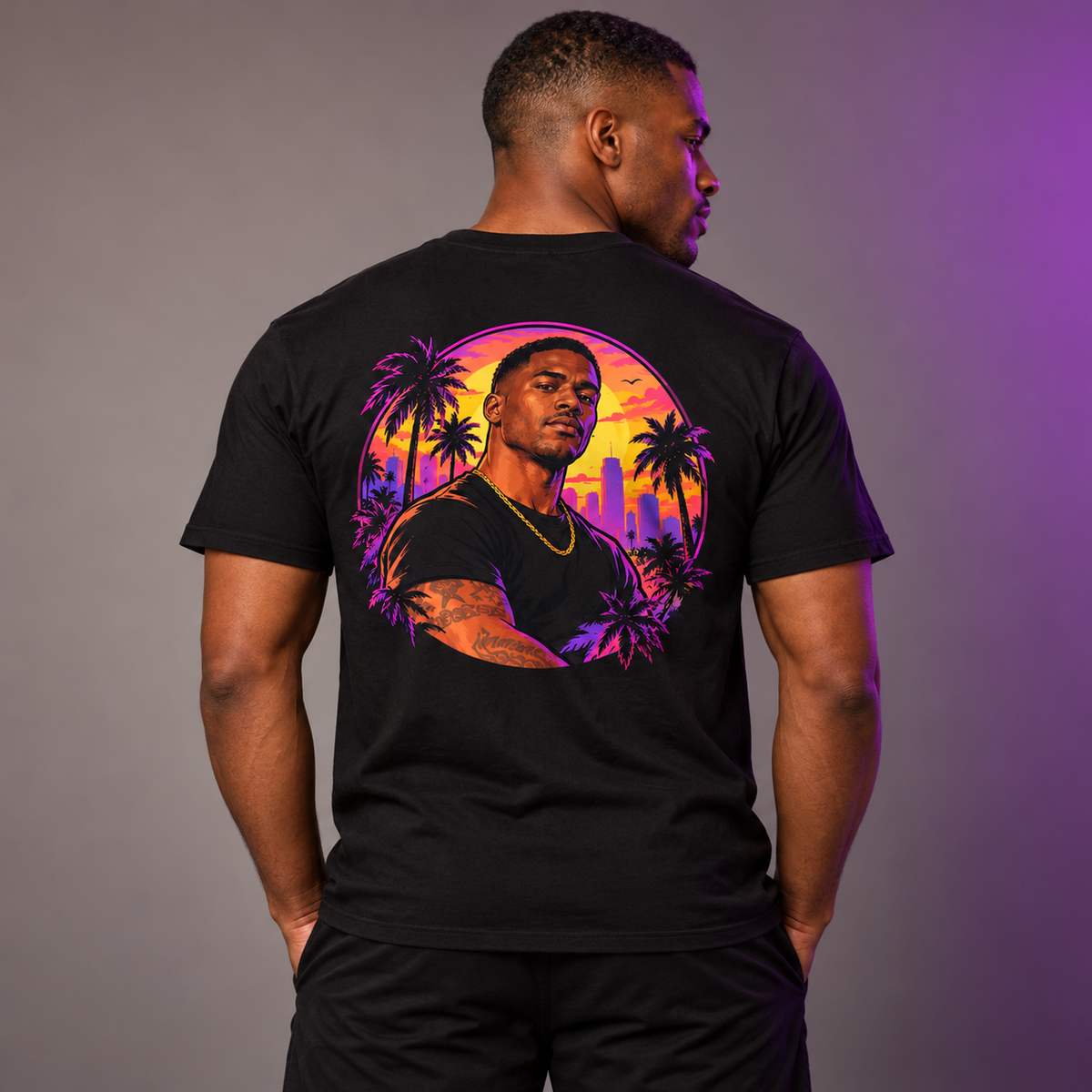 Custom Photo T-Shirt — Game-Inspired Artwork