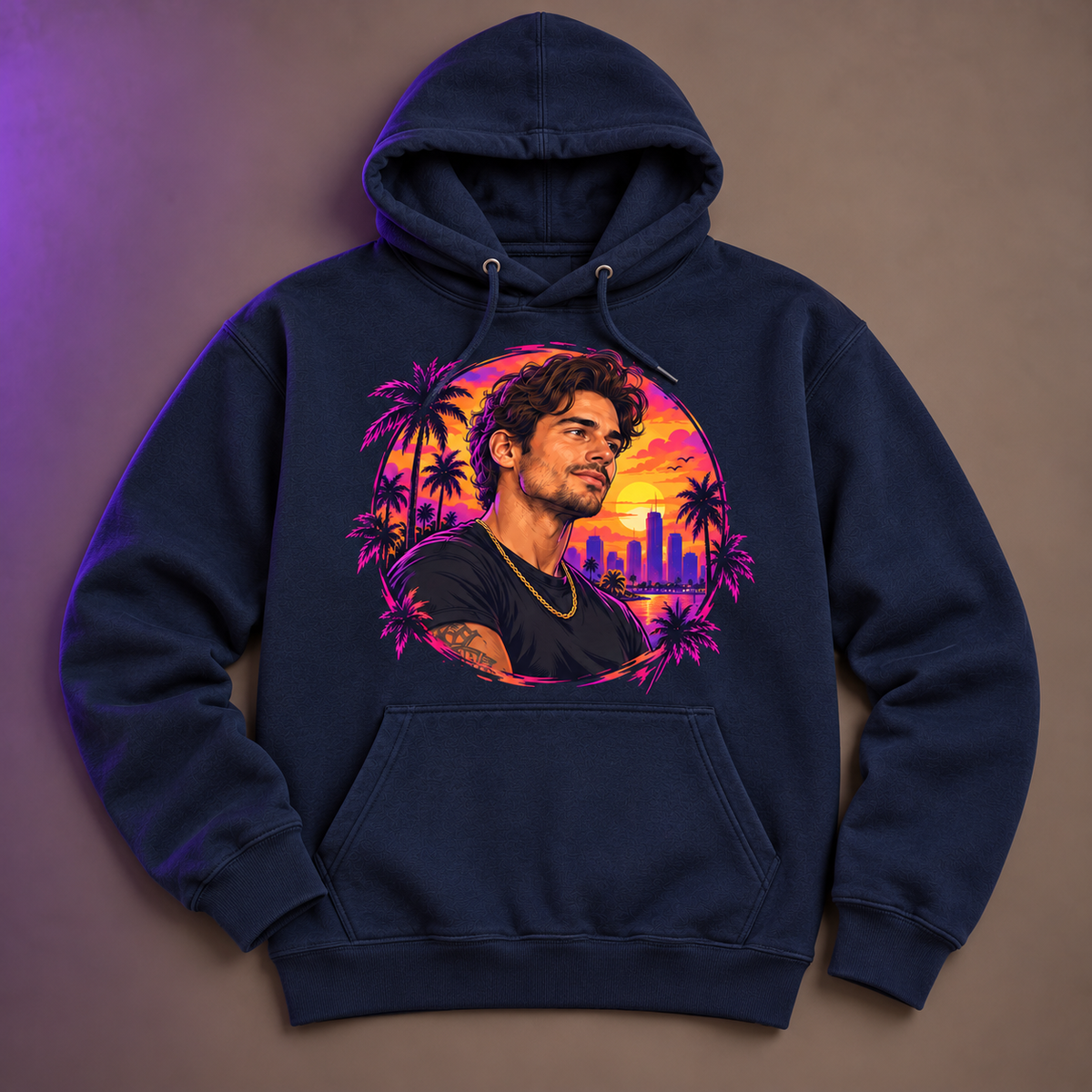Custom Photo Hoodie — Game-Inspired Artwork